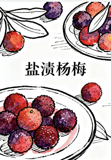 盐渍杨梅